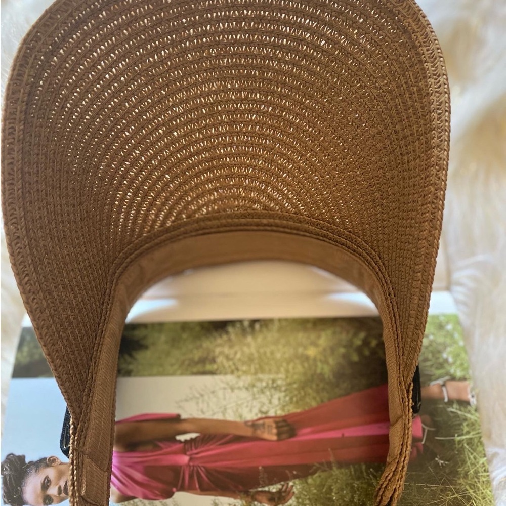 ☀️ New Lux Straw Sun Visor Hat - Picture 6 of 6